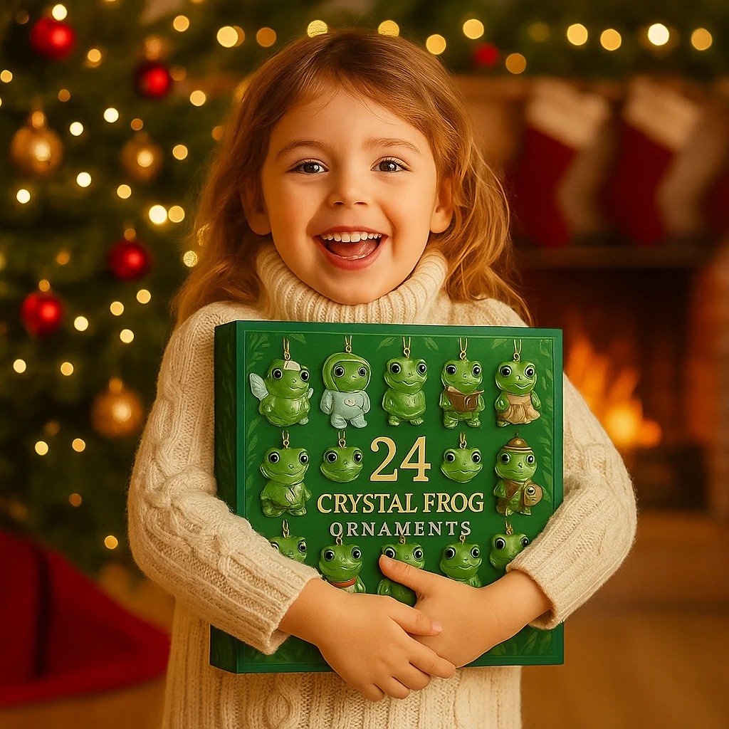 🐸Frog Advent Calendar 2025 | 24 Crystal Charms, Limited Edition Collectible Gift Box