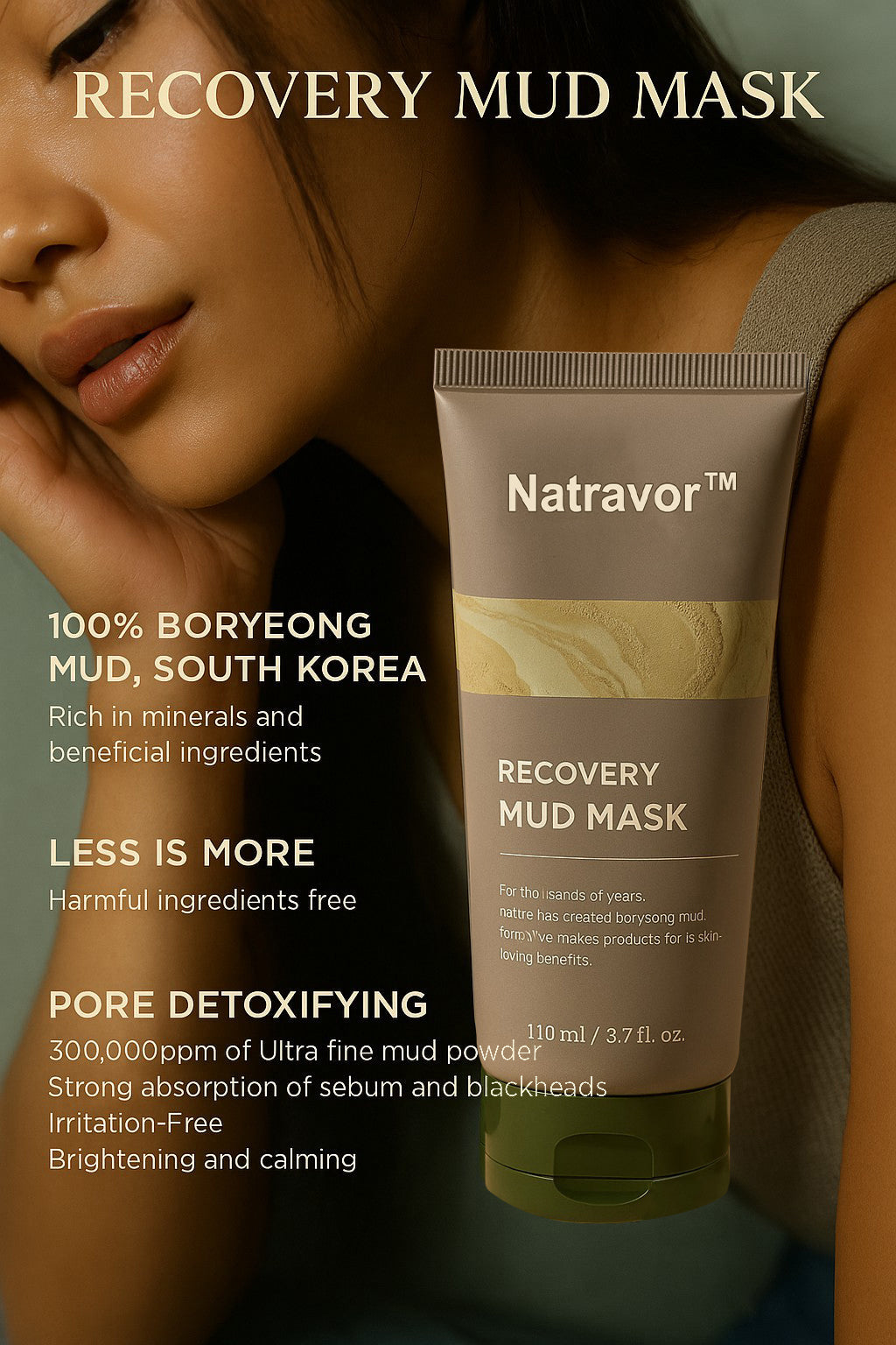 š„Up to 80% discountš„"Unlock Clear, Smooth Skin with  Recovery Mud Mask ā Natureās Healing Power"