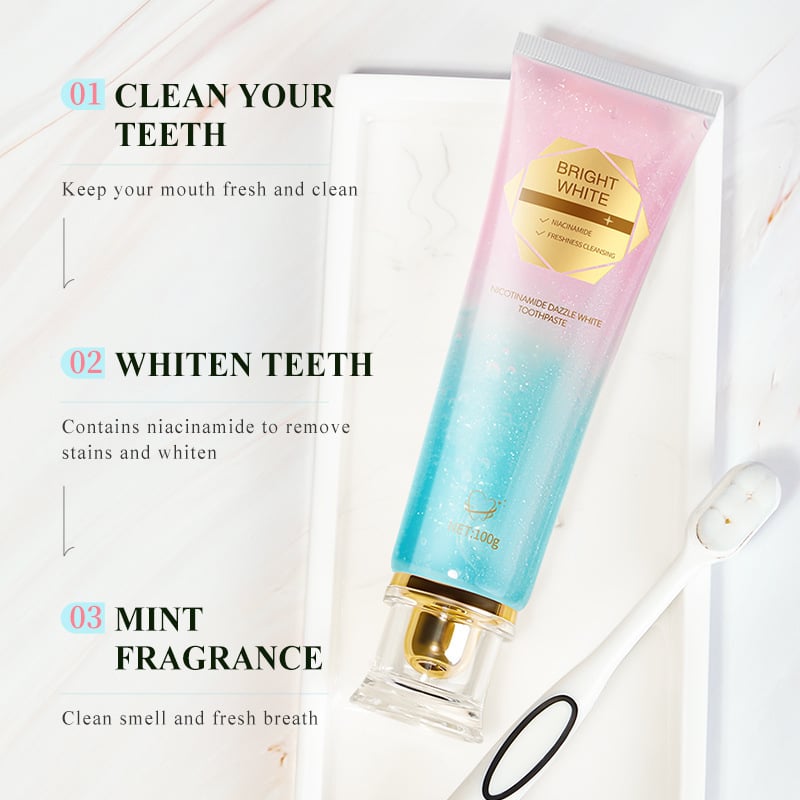 🔥Last Day 49% OFF🔥 - 🦷 Niacinamide Whitening Toothpaste - For Healthier, Whiter Teeth!