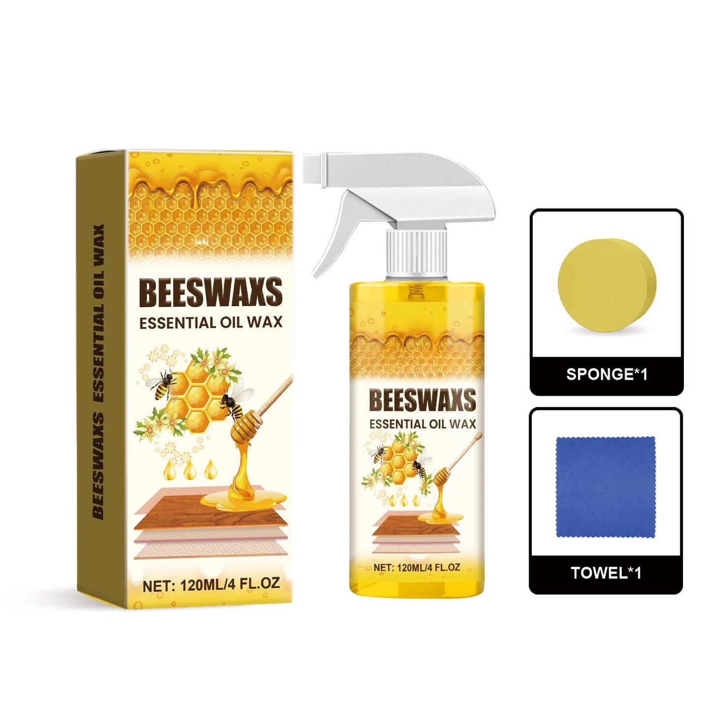 ๐๐2026 Wood Polishing Beeswax Spray