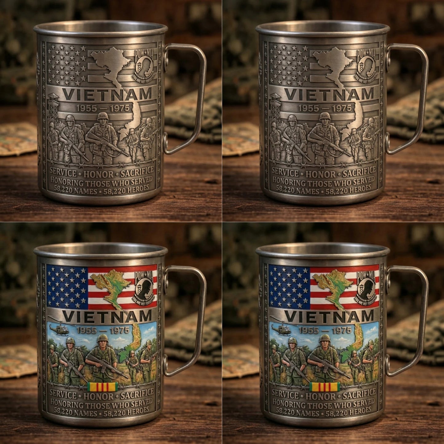 ๐Last Day Promo: 60% OFF ๐๏ธ- Vietnam Veteran Honor Coffee Mug โ 1955-1975 Service Tribute