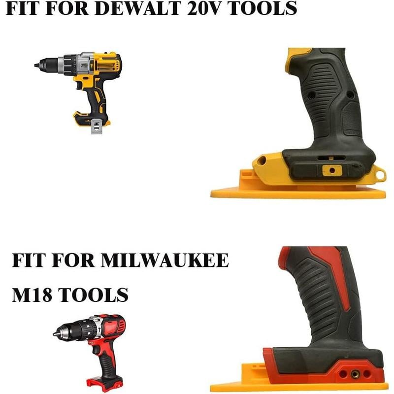 Heavy-Duty Tool Holders for Dewalt 20V/12V & Milwaukee M18