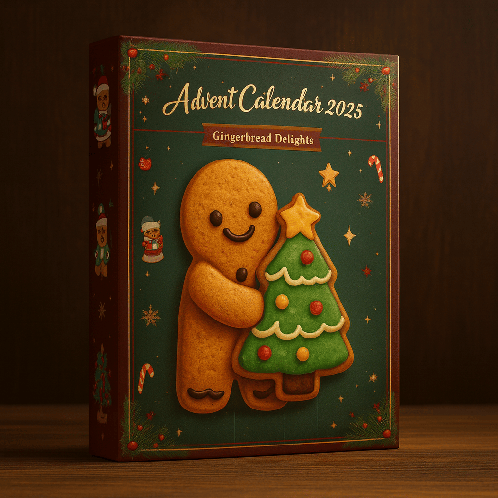 🔥Limited Edition, Only 100 Sets Left! - 🎄Gingerbread Man Advent Calendar