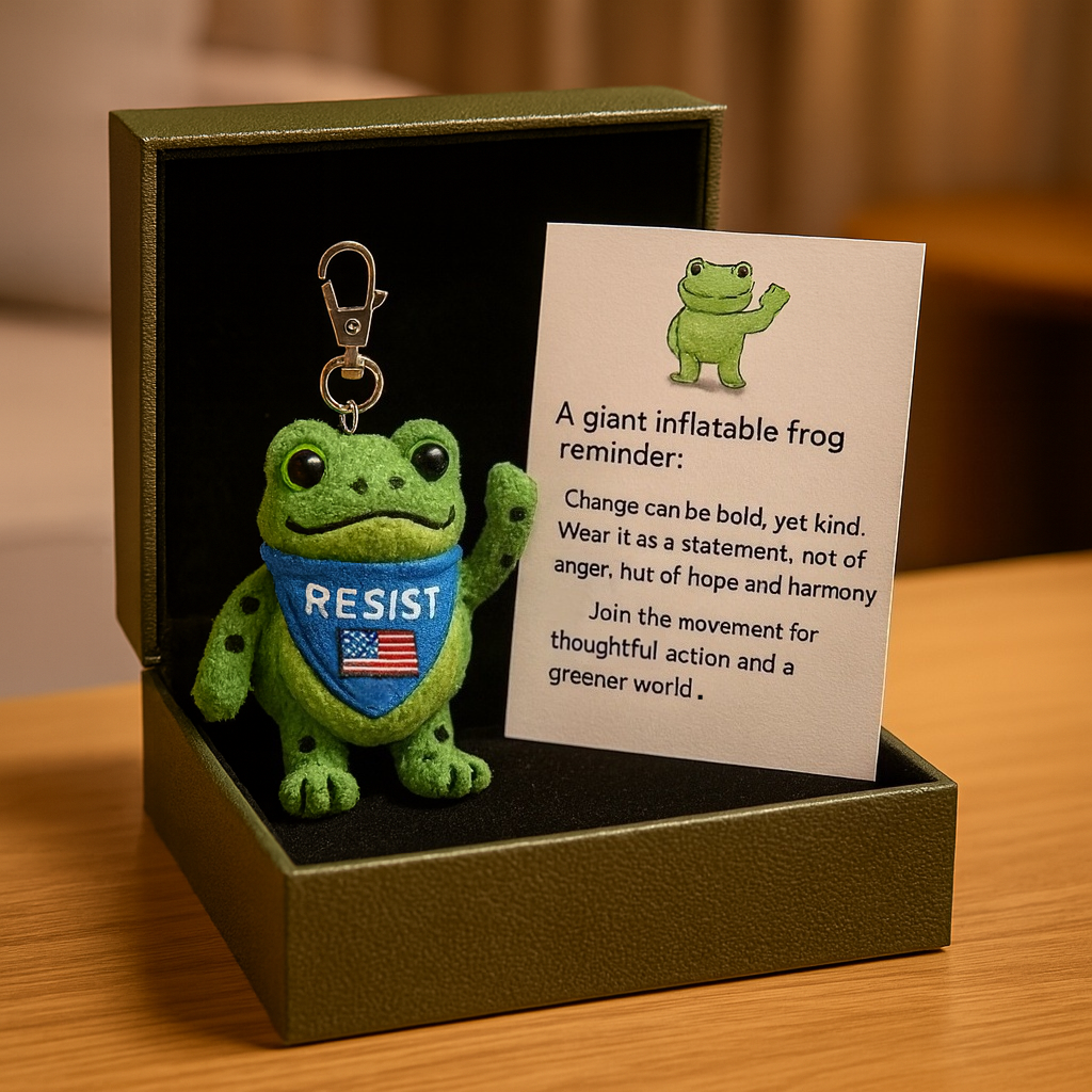 Portland Frog Reminder Keychain