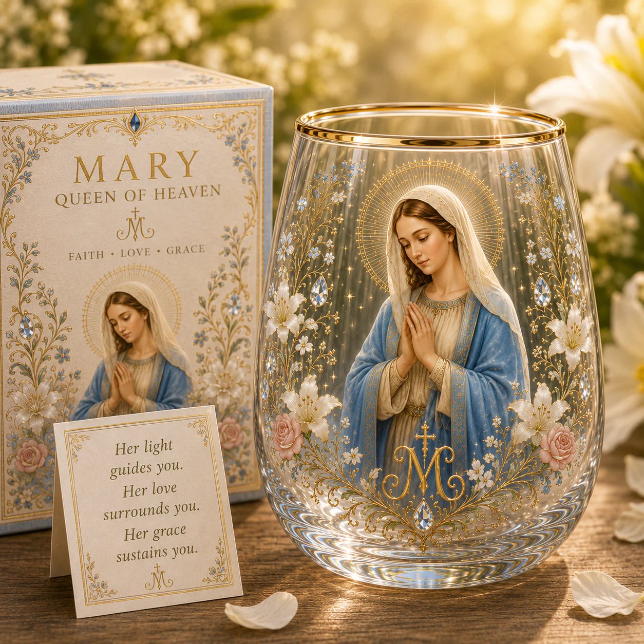 🔥Last Day 50% OFF - 🙏✝️ 2026 Limited Edition “Morning Prayer” Glass Tea Cup ☀️☕ – Faith & Serenity Collection