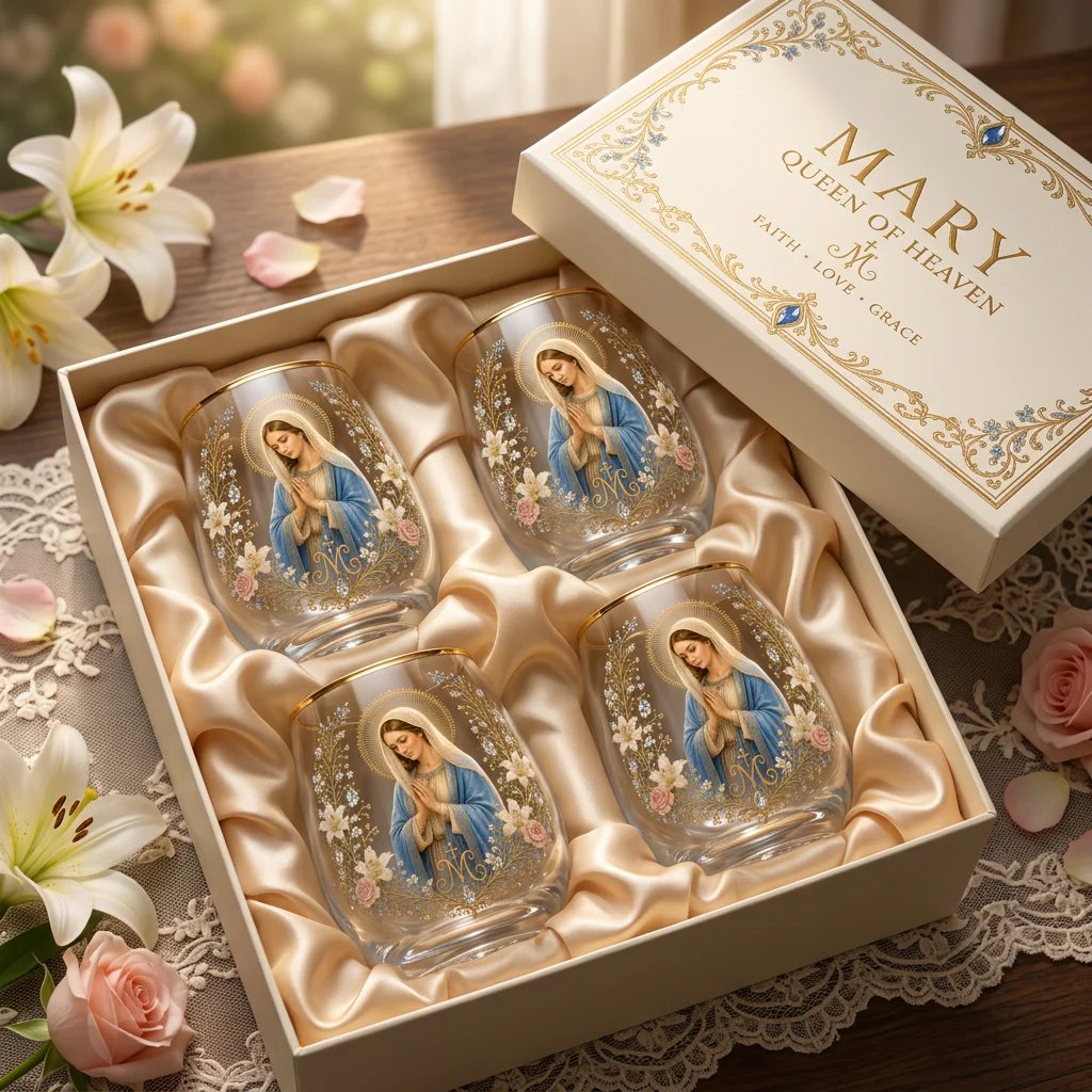 🔥Last Day 50% OFF - 🙏✝️ 2026 Limited Edition “Morning Prayer” Glass Tea Cup ☀️☕ – Faith & Serenity Collection