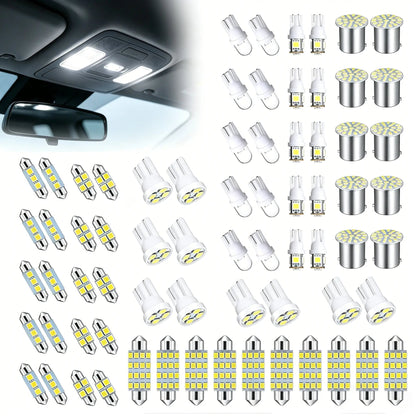🔥70 & 42 Pcs Interior Car Light Kit