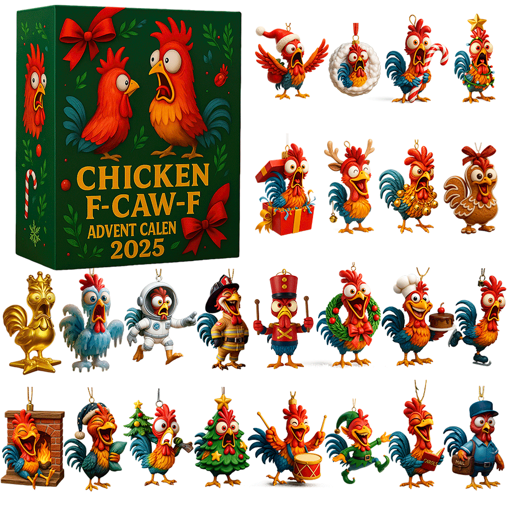 2025 Chicken F-Caw-F Advent Calendar Collection