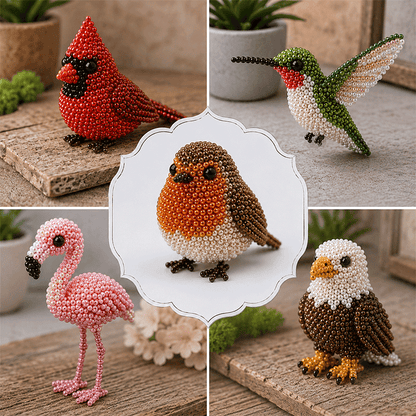 🦩 DIY Bird Beading Kit