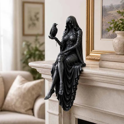 🎁Last Day 60% OFF - Gothic Raven Shelf Sitter Statue