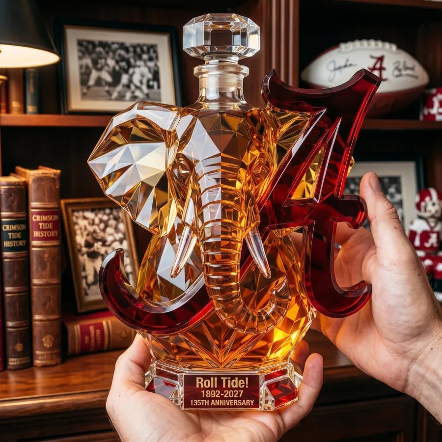 Roll Tide! 1892-2027 135th Anniversary Whiskey Bottle
