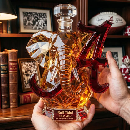Roll Tide! 1892-2027 135th Anniversary Whiskey Bottle