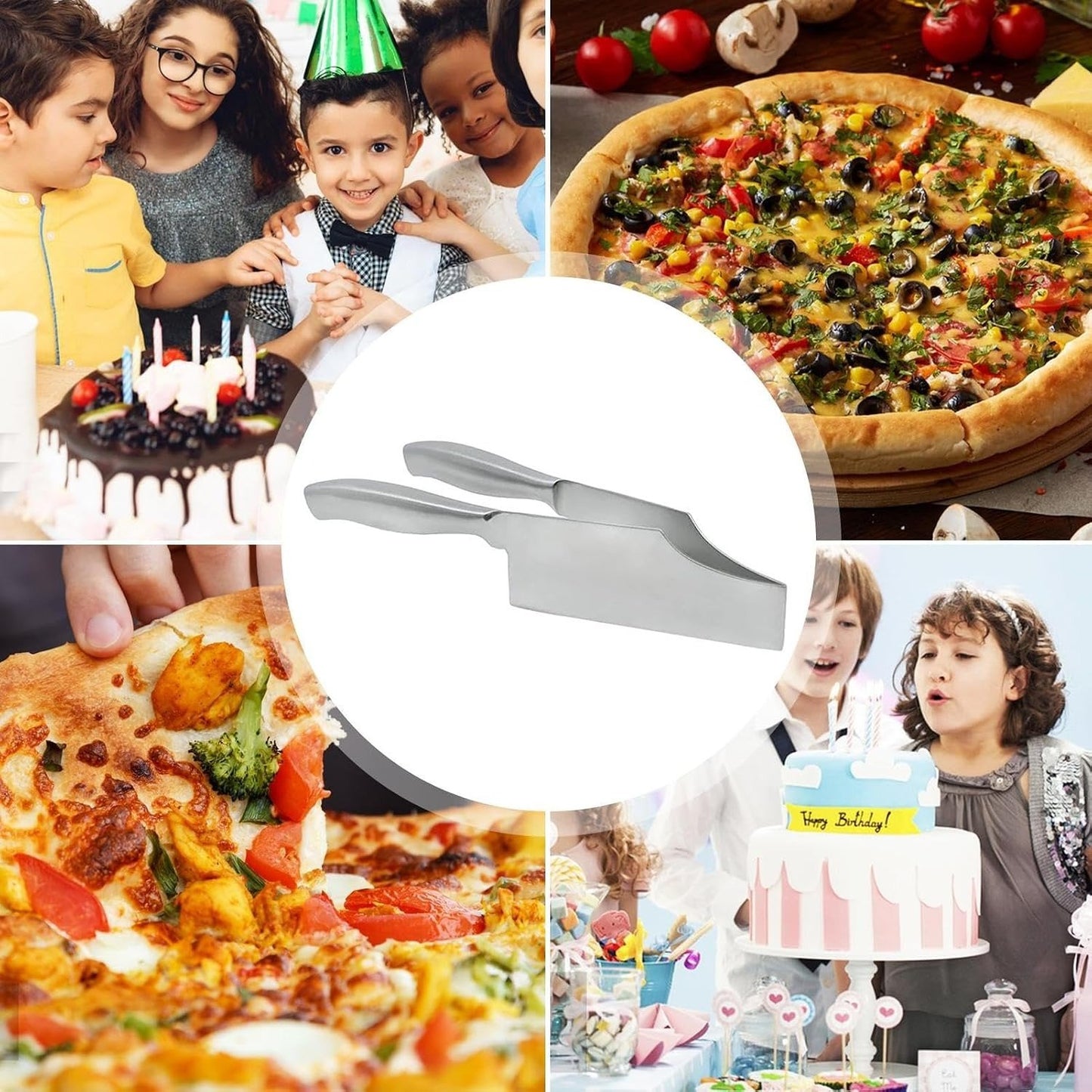 Cutter Slicer, Multi-Function Pie Pastry Divider, Stainless Steel, Essenntial Kitchen Tool🍰