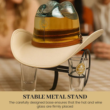 🔥Last Day 50% OFF🤠Cowboy Hat Bottle Holder – Refillable Design
