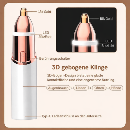🎁HEISSER VERKAUF💕 2-in-1-Gesichts- und Augenbrauenhaartrimmer