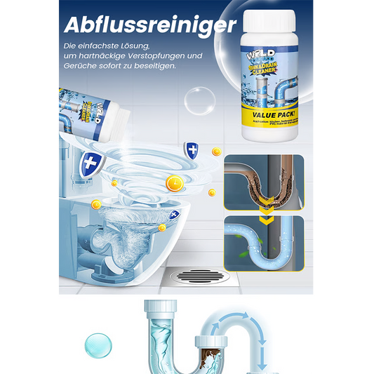 💯🚰Mittlerweile empfiehlt jeder Klempner dieses Produkt: ♻️Ein werkzeugloser, natürlicher Abflussreiniger, der unbedenklich für Familien und Haustiere ist.“