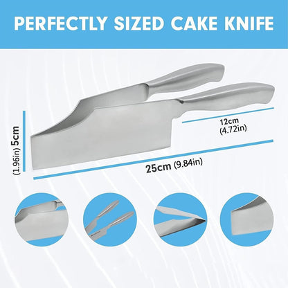 Cutter Slicer, Multi-Function Pie Pastry Divider, Stainless Steel, Essenntial Kitchen Tool🍰