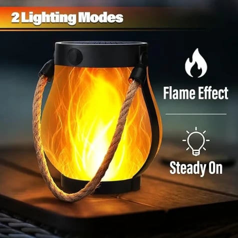🔥Last Day Promotion 49% OFF🔥Dancing flame Solar Lantern Outdoor Lights