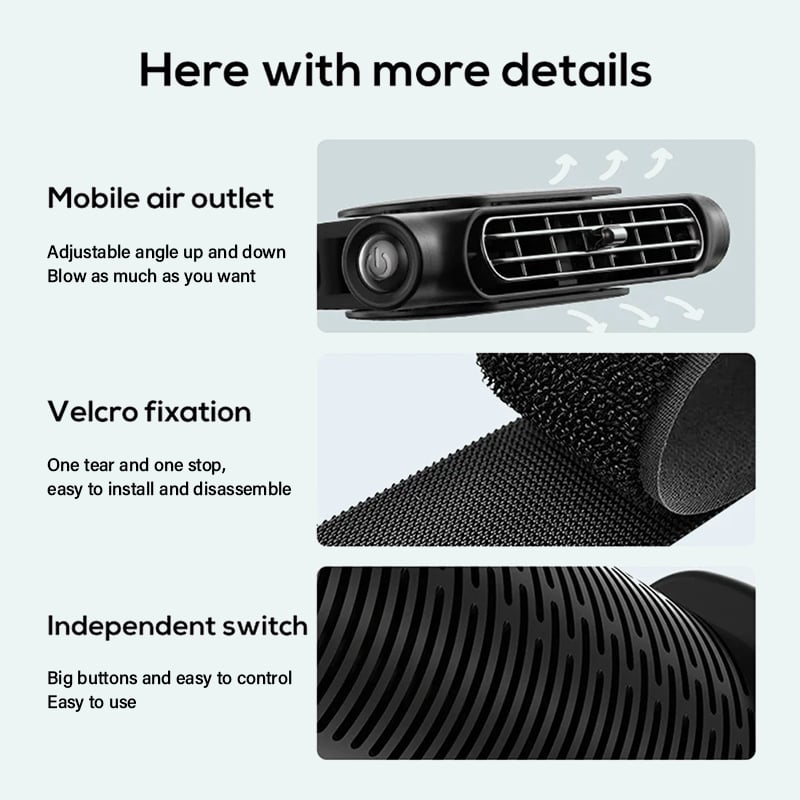 🔥SUMMER HOT SALE - Adjustable Cooling Fan for Driver and Passenger's Seat