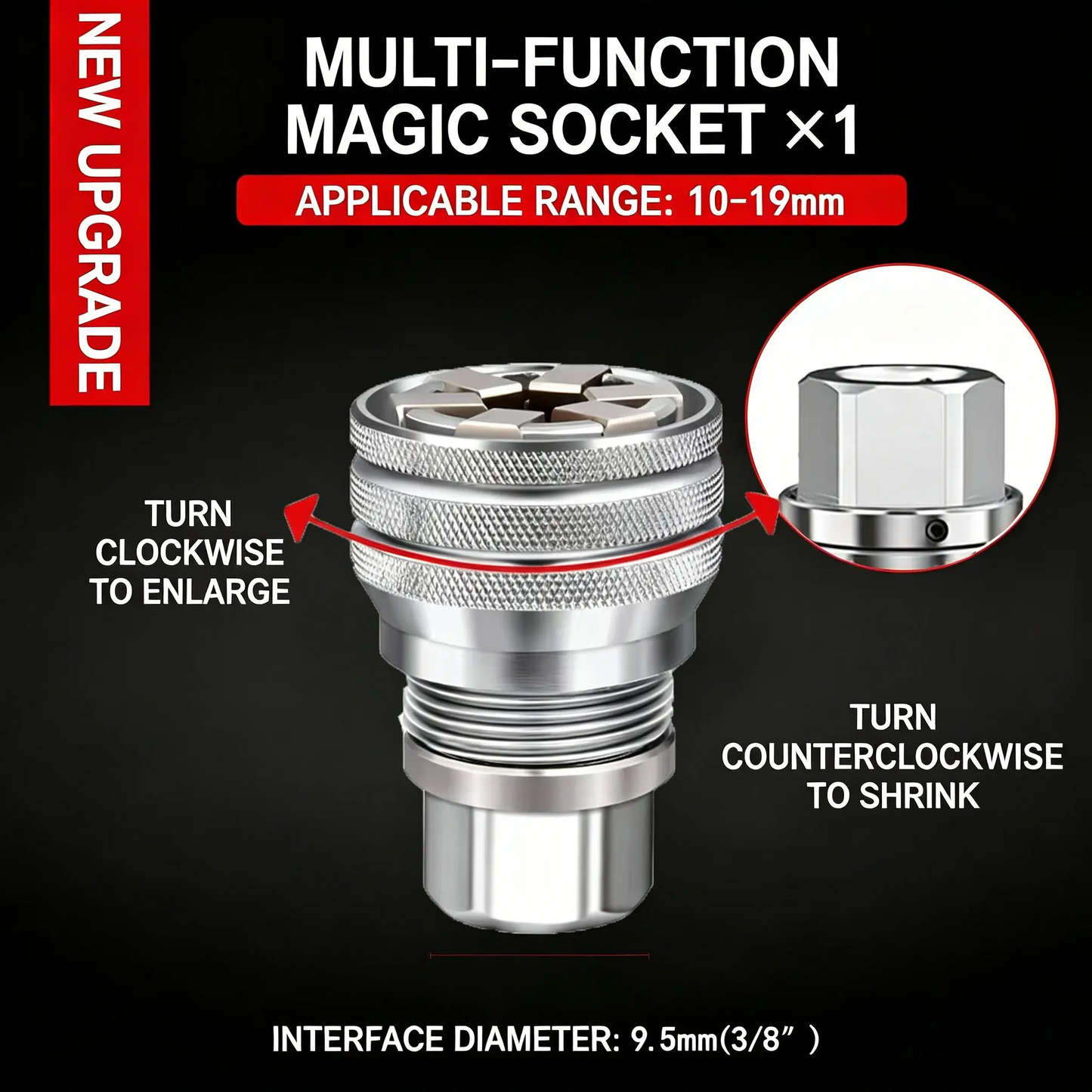 Multi-Function Universal Socket Wrench Tool - Universal Maintenance Tool