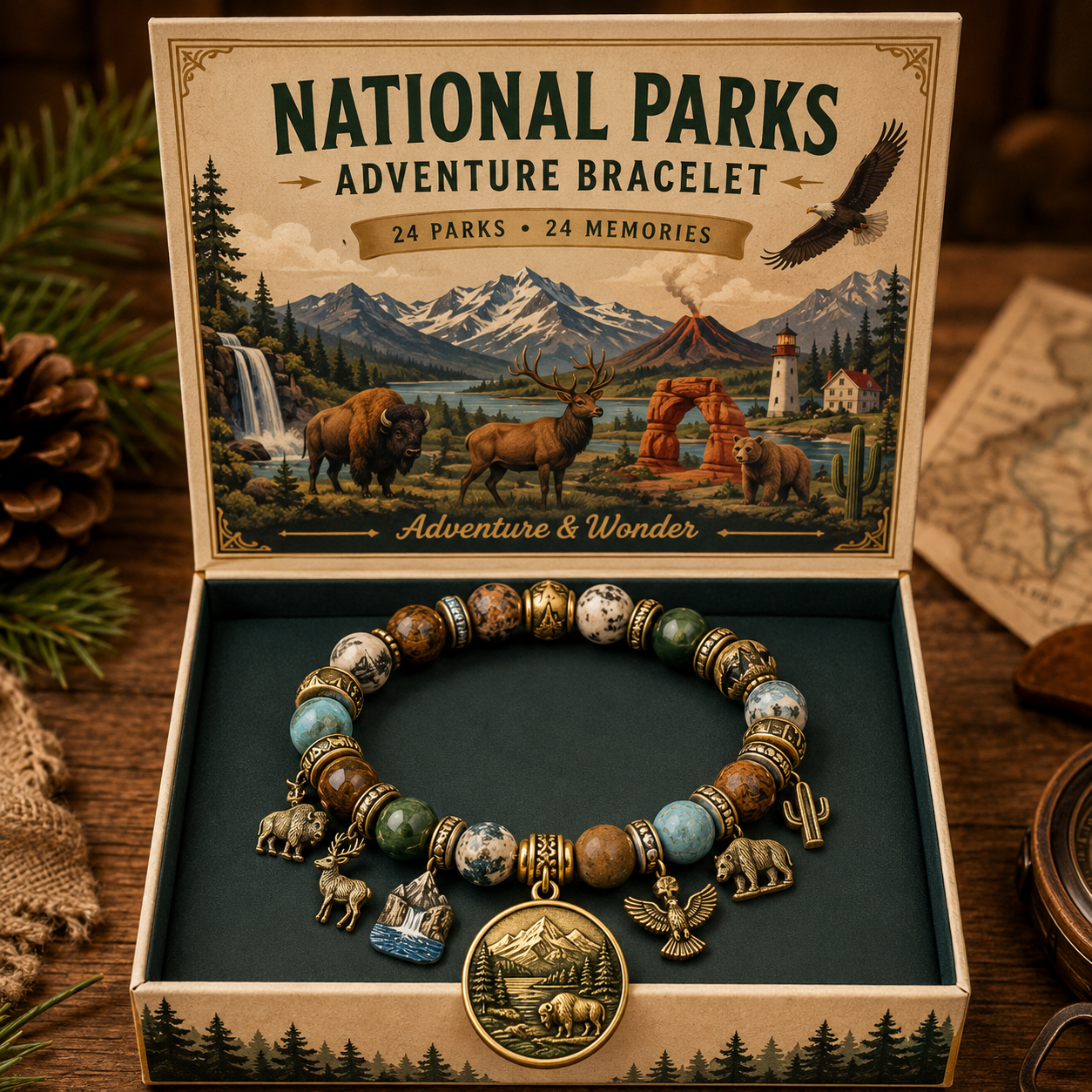 🇺🇸 Last Day Promo: 49% OFF 🏞️ -National Nature Park Faith Bracelet