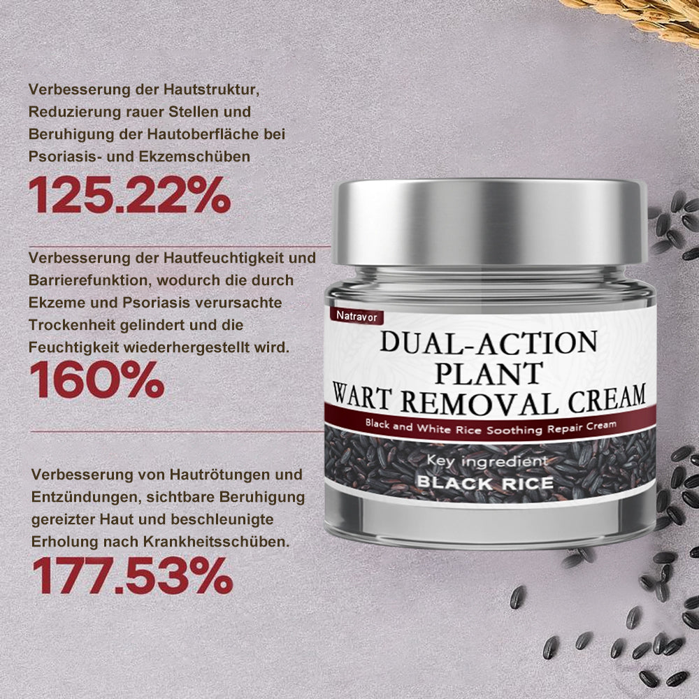 Natravor® Black Rice Skin Repair Essence Cream ⚕️ FDA Certified (Removes warts and skin growths, improves keratin buildup and seborrheic dermatitis, follicular keratosis, age spots, and bruising)