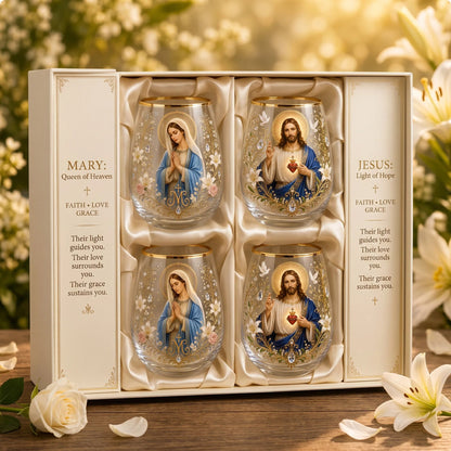🔥Last Day 50% OFF - 🙏✝️ 2026 Limited Edition “Morning Prayer” Glass Tea Cup ☀️☕ – Faith & Serenity Collection