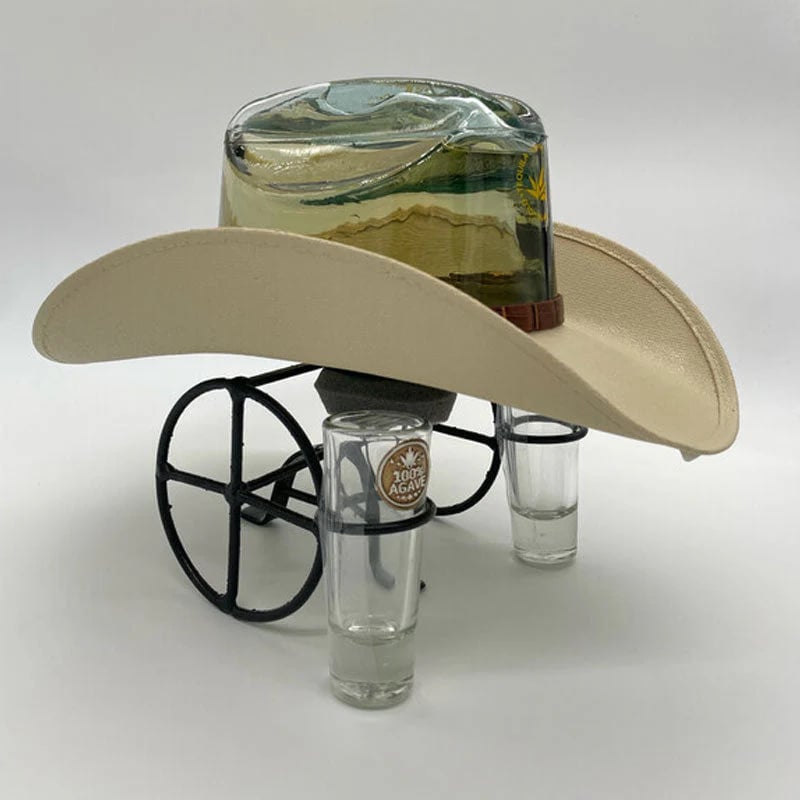🔥Last Day 50% OFF🤠Cowboy Hat Bottle Holder – Refillable Design
