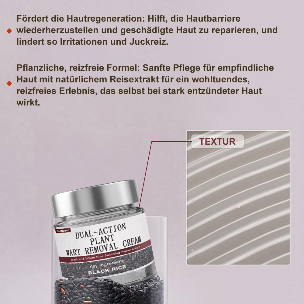 Natravor® Black Rice Skin Repair Essence Cream ⚕️ FDA Certified (Removes warts and skin growths, improves keratin buildup and seborrheic dermatitis, follicular keratosis, age spots, and bruising)