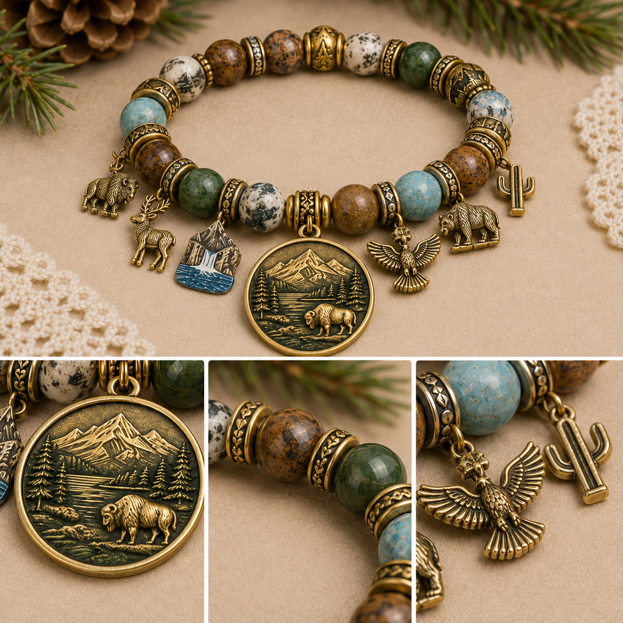 🇺🇸 Last Day Promo: 49% OFF 🏞️ -National Nature Park Faith Bracelet