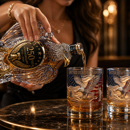 🦅250th Anniversary Whiskey 3D Sculpted Eagle Bottle