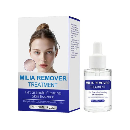 Dermfree Milia Remover Treatment Serum 0.85 oz with Salicylic Acid & Glycerin for Radiant Skin Repair