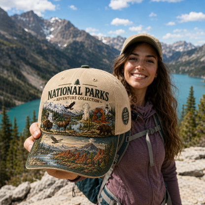 🇺🇸 Last Day Promo: 49% OFF 🏞️ -  National Park Adventure  Cap