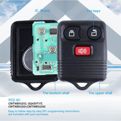 Car Keyless Entry Remote Key Fob Replacement