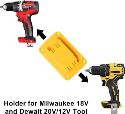 Heavy-Duty Tool Holders for Dewalt 20V/12V & Milwaukee M18