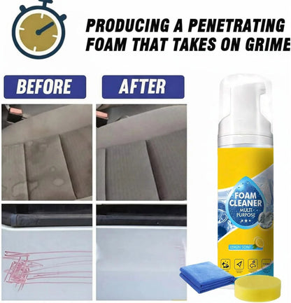 Enzyme-Powered Multi-Surface Foam Cleaner – Deep Clean Stains, Grease & Odors Fast