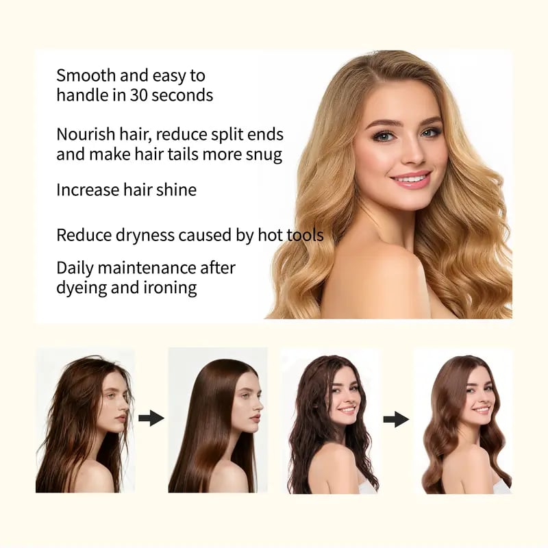 [GRODOM]Argan Extract Hair Oil - 100% Pure, Raw & Natural Blend with Coconut Oil | No Grease, All Glow | Balance Scalp Sebum | Nourish Hair Follicles,Enriched With Rosemary Oil-Effortlessbeauty-Scalphealth