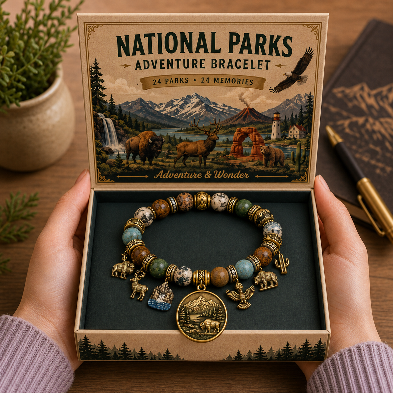 🇺🇸 Last Day Promo: 49% OFF 🏞️ -National Nature Park Faith Bracelet