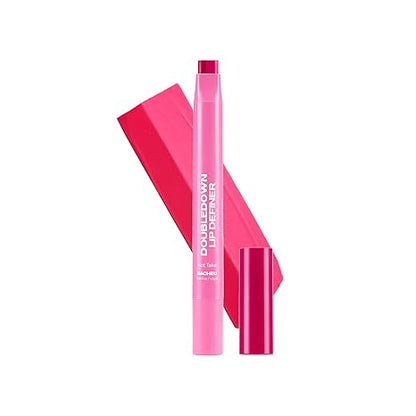 sacheu DoubleDown Lip Definer - 2-in-1 Lip Liner & Balm, Long-Lasting K-Beauty Lipstick with Satin Finish, Avocado Oil & Vitamin E