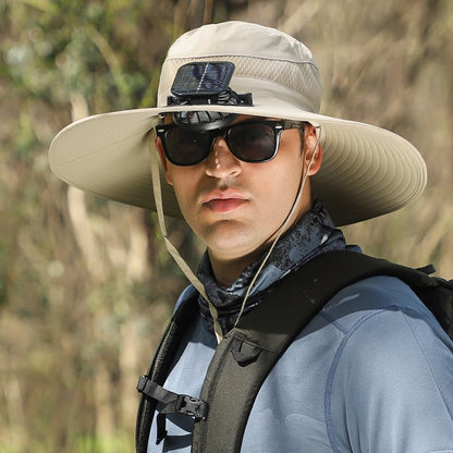 🔥Summer Hot Sale 49% OFF⚡2026 New Ultralight Solar Fan Sun Hat🎁Lighter Than a Baseball!⚾(Only 11oz)
