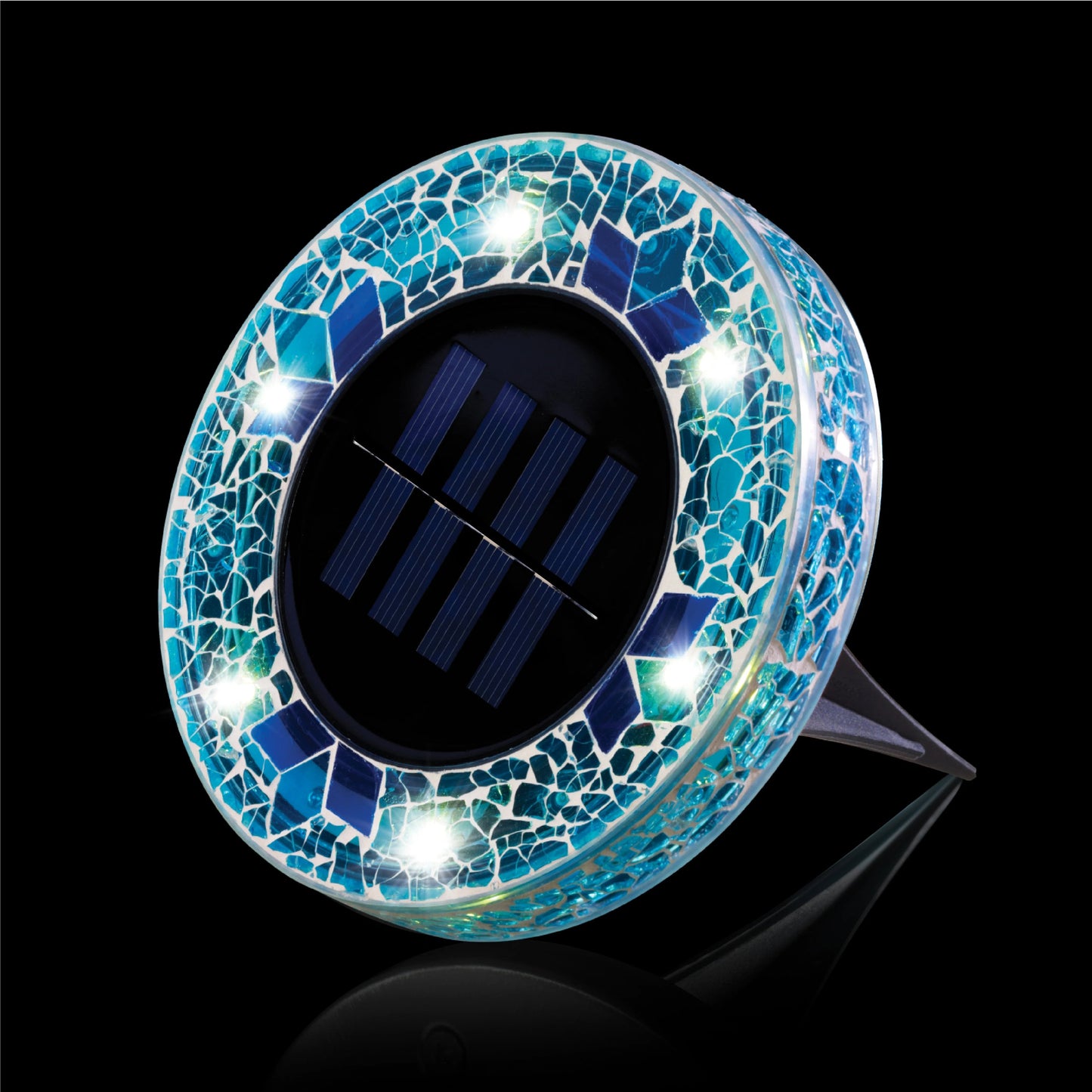 ✨ EDITORS' PICK: 50% OFF丨🌙 Solar Mosaic Disk Garden Lights