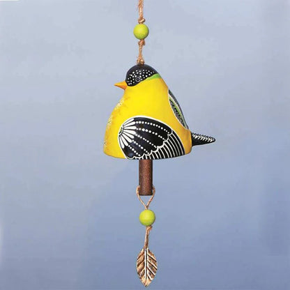 Hand-Painted Ceramic Bird wind Chimes (Handmade by Jordan Maynard®)-Buy 2 Free Shipping