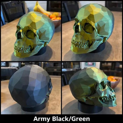 🔥Last Day 50% OFF - Military Beret Display Skull Veteran Gift | Custom Personalized Available 🪖💀