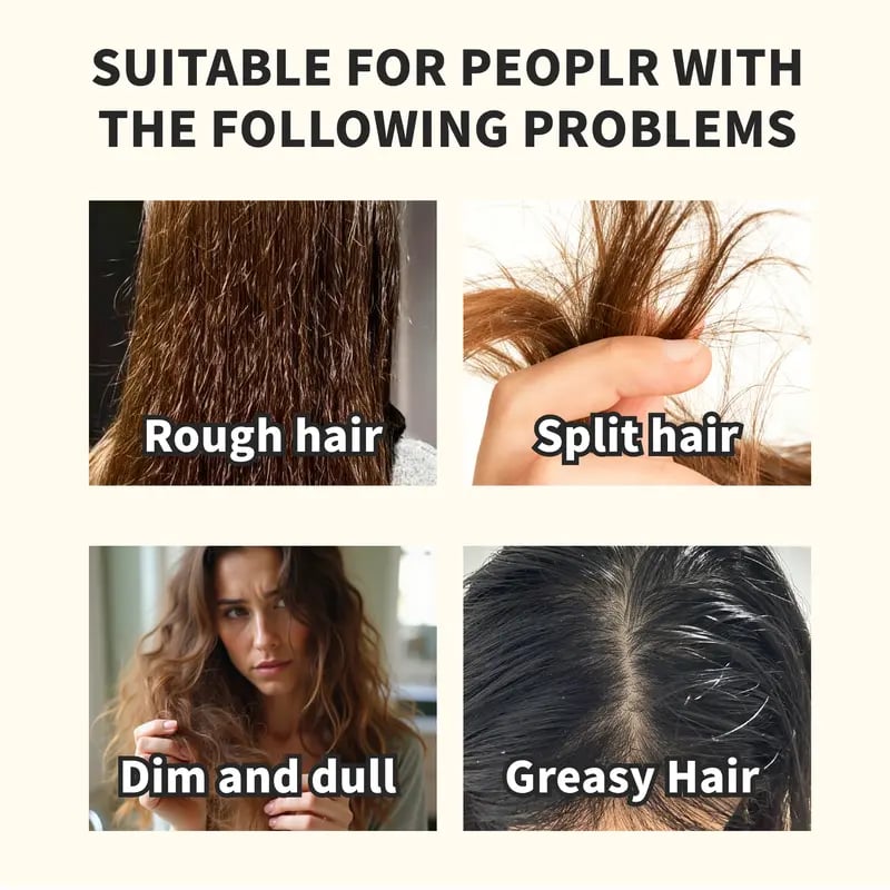 [GRODOM]Argan Extract Hair Oil - 100% Pure, Raw & Natural Blend with Coconut Oil | No Grease, All Glow | Balance Scalp Sebum | Nourish Hair Follicles,Enriched With Rosemary Oil-Effortlessbeauty-Scalphealth