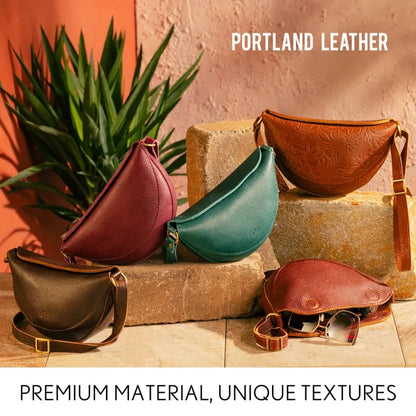 🦘 Portland Leather Koala Crossbody Bag – Premium Leather Crossbody Shoulder Bag