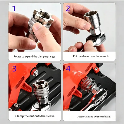 Multi-Function Universal Socket Wrench Tool - Universal Maintenance Tool