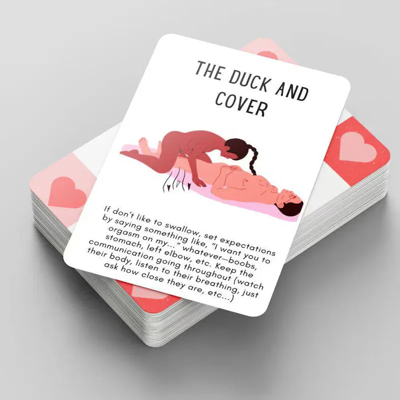 50 Sex Position Cards for Couples - Bedroom Challenge