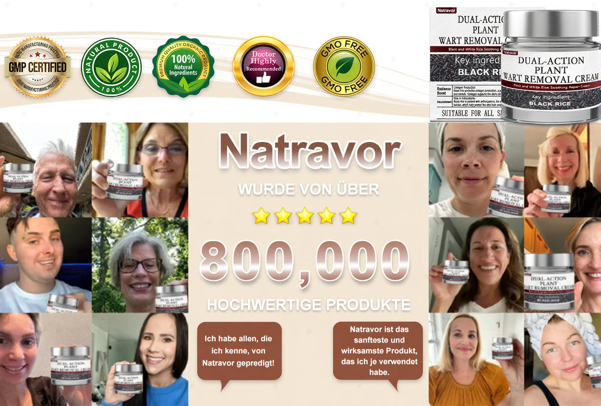 Natravor® Black Rice Skin Repair Essence Cream ⚕️ FDA Certified (Removes warts and skin growths, improves keratin buildup and seborrheic dermatitis, follicular keratosis, age spots, and bruising)