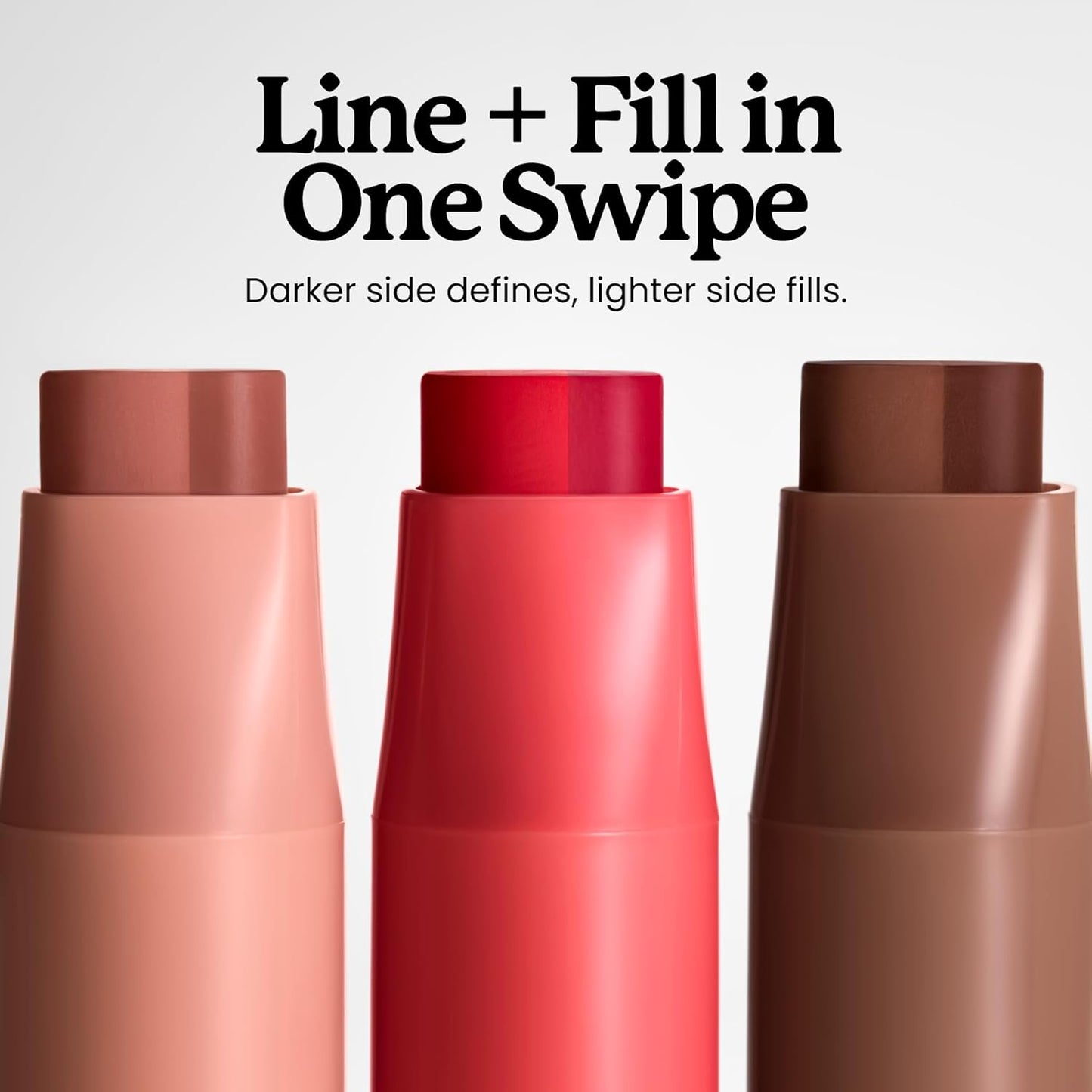 sacheu DoubleDown Lip Definer - 2-in-1 Lip Liner & Balm, Long-Lasting K-Beauty Lipstick with Satin Finish, Avocado Oil & Vitamin E