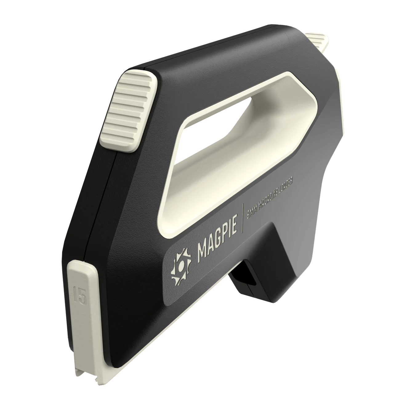 Automatic handheld 9mm magazine loader